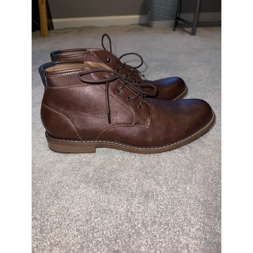 Hawker Rye Men's Brown Chukka Boots Size‎ 11 Lace up Dress Casual